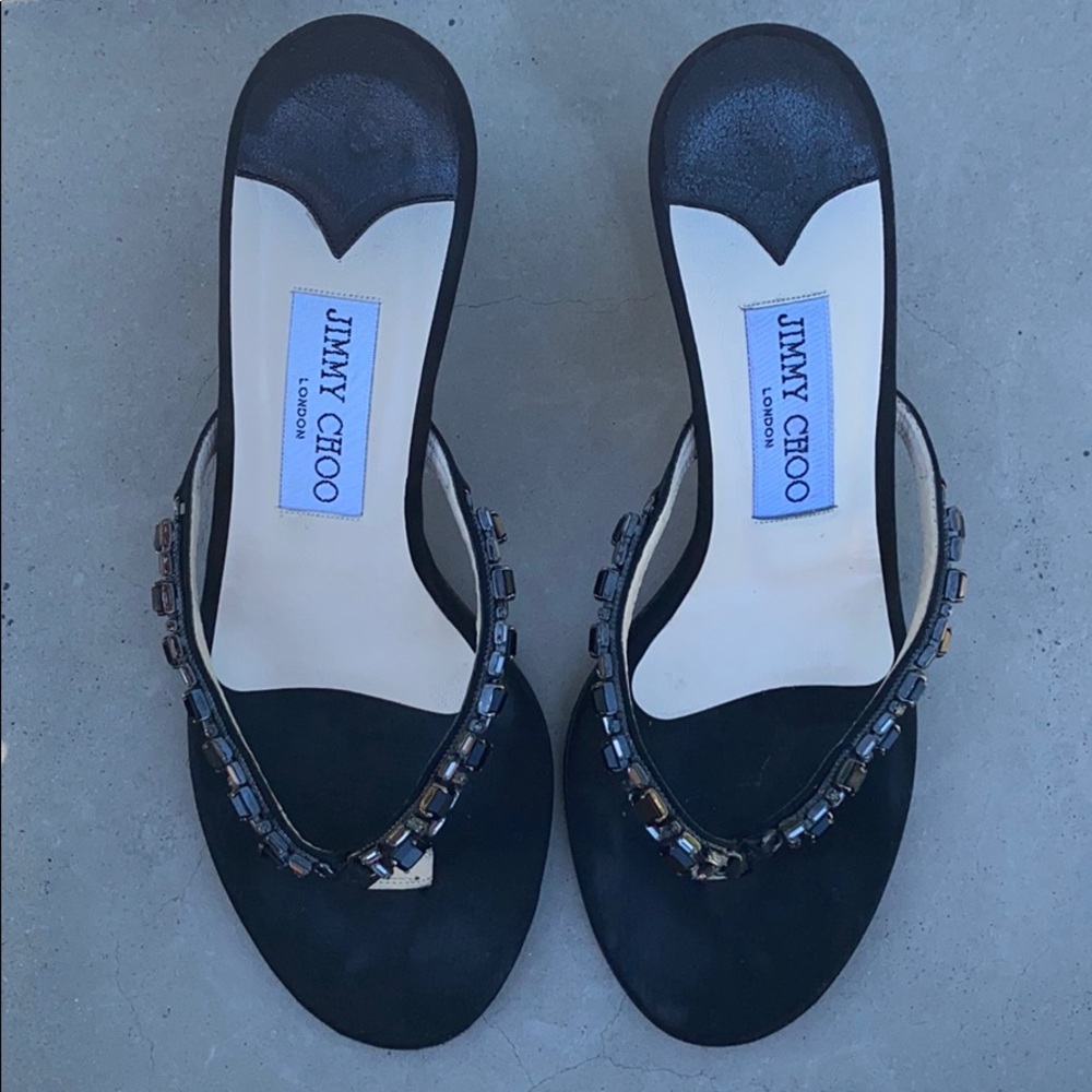 Jimmy Choo black sandals